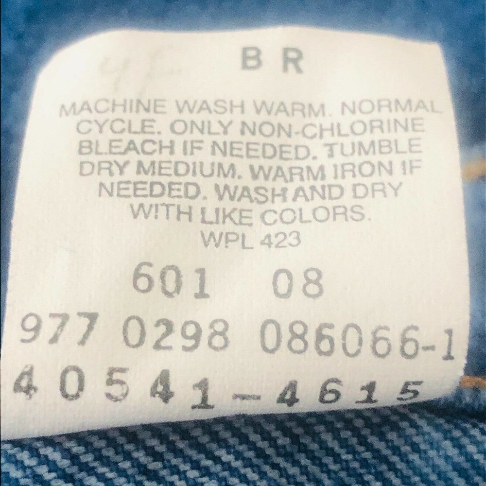 Vintage Levi’s Size W42 L 30 Orange Tab 40541-4615 Excellent Condition - Picture 6 of 10